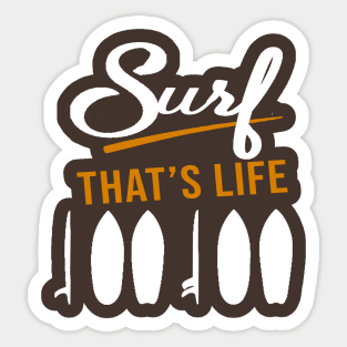 Surf day Sticker